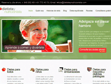 Tablet Screenshot of dietistaynutricionista.com